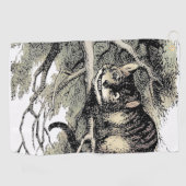 Cheshire Cat Alice Wonderland Golfhanddoek (Horizontaal)