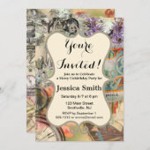 Cheshire Cat Alice Wonderland Kaart (Voorkant / Achterkant)