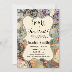 Cheshire Cat Alice Wonderland Kaart