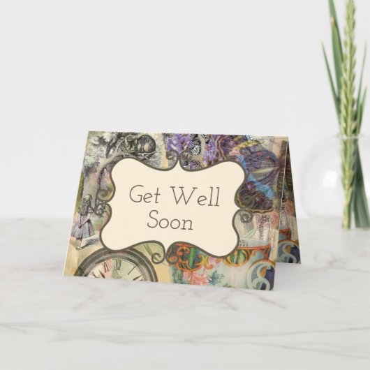 Cheshire Cat Alice Wonderland Kaart (Voorkant)