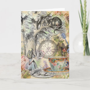 Cheshire Cat Alice Wonderland Kaart