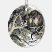 Cheshire Cat Alice Wonderland Keramisch Ornament (Links)