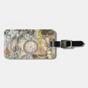 Cheshire Cat Alice Wonderland Klassieker Bagagelabel