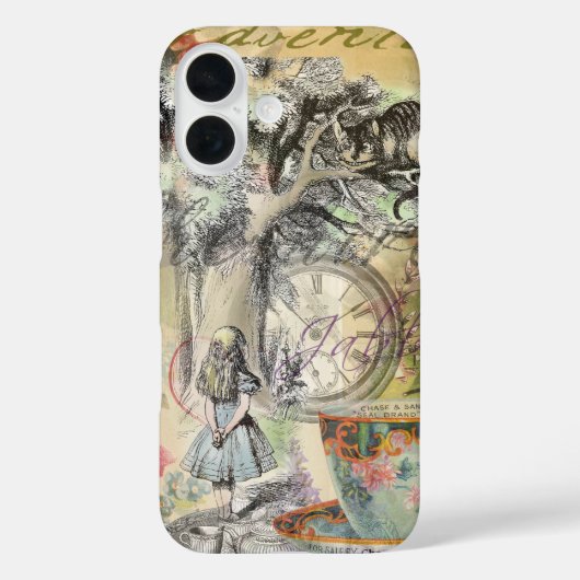Cheshire Cat Alice Wonderland Klassieker Case-Mate iPhone Case (Achterkant)