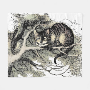 Cheshire Cat Alice Wonderland Klassieker Fleece Deken
