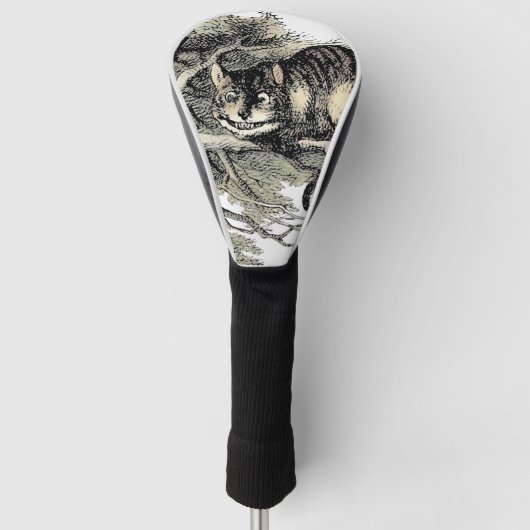 Cheshire Cat Alice Wonderland Klassieker Golfheadcover (Voorkant)