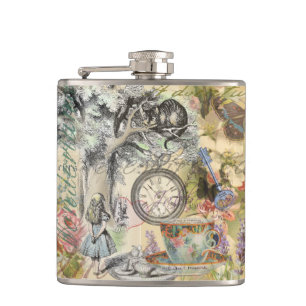 Cheshire Cat Alice Wonderland Klassieker Heupfles