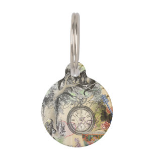 Cheshire Cat Alice Wonderland Klassieker Huisdierpenning