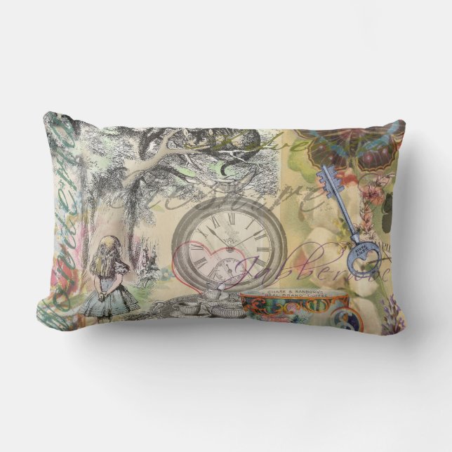 Cheshire Cat Alice Wonderland Klassieker Kussen (Voorkant)