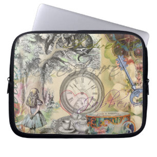 Cheshire Cat Alice Wonderland Klassieker Laptop Sleeve