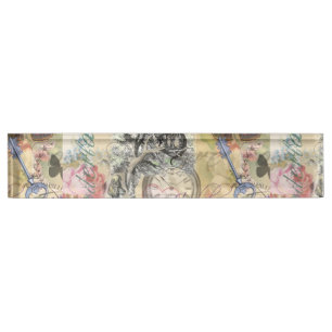 Cheshire Cat Alice Wonderland Klassieker Naambordje
