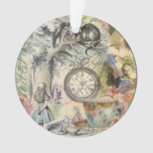 Cheshire Cat Alice Wonderland Klassieker Ornament