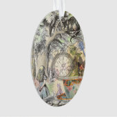 Cheshire Cat Alice Wonderland Klassieker Ornament (voorkant)
