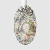 Cheshire Cat Alice Wonderland Klassieker Ornament (voorkant)
