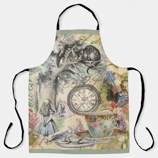 Cheshire Cat Alice Wonderland Klassieker Schort (Voorkant)