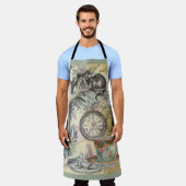 Cheshire Cat Alice Wonderland Klassieker Schort (Gedragen)