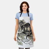 Cheshire Cat Alice Wonderland Klassieker Schort (Gedragen)
