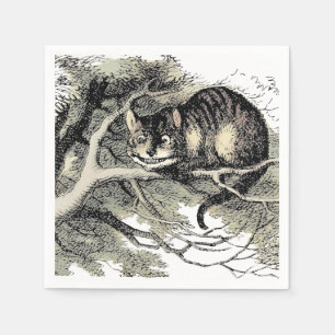Cheshire Cat Alice Wonderland Klassieker Servet