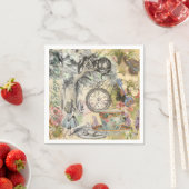 Cheshire Cat Alice Wonderland Klassieker Servetten (Insitu)