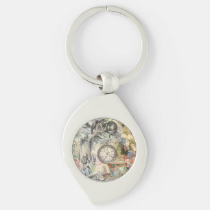 Cheshire Cat Alice Wonderland Klassieker Sleutelhanger