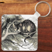 Cheshire Cat Alice Wonderland Klassieker Sleutelhanger (Achterkant)