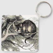 Cheshire Cat Alice Wonderland Klassieker Sleutelhanger (Achterkant)