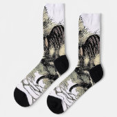 Cheshire Cat Alice Wonderland Klassieker Sokken (Links)