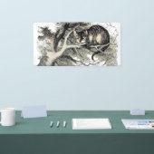 Cheshire Cat Alice Wonderland Klassieker Spandoek (Beurs)
