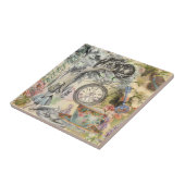 Cheshire Cat Alice Wonderland Klassieker Tegeltje (Zijkant)