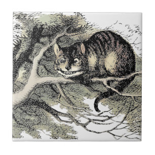 Cheshire Cat Alice Wonderland Klassieker Tegeltje