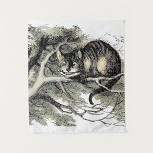 Cheshire Cat Alice Wonderland Klassieker Wandkleed