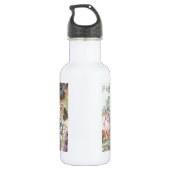 Cheshire Cat Alice Wonderland Klassieker Waterfles (Achterkant)