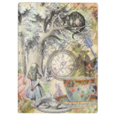Cheshire Cat Alice Wonderland Klembord (Achterkant)