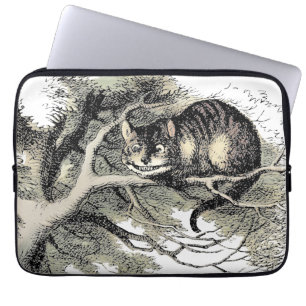 Cheshire Cat Alice Wonderland Laptop Sleeve
