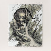 Cheshire Cat Alice Wonderland Legpuzzel (Verticaal)