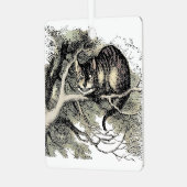 Cheshire Cat Alice Wonderland Metalen Ornament (Voorkant links)