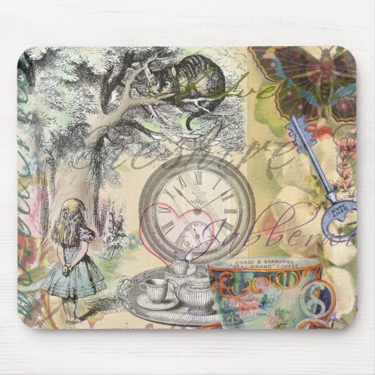 Cheshire Cat Alice Wonderland Muismat (Voorkant)