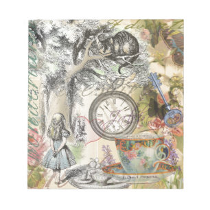 Cheshire Cat Alice Wonderland Notitieblok