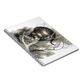Cheshire Cat Alice Wonderland Notitieboek (Rechterzijde)
