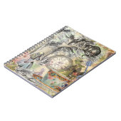 Cheshire Cat Alice Wonderland Notitieboek (Linkerzijde)