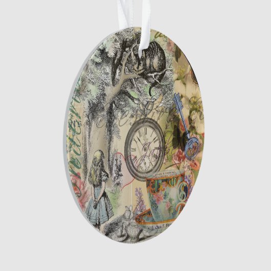 Cheshire Cat Alice Wonderland Ornament (voorkant)