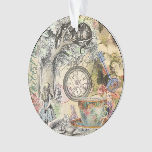 Cheshire Cat Alice Wonderland Ornament (voorkant)