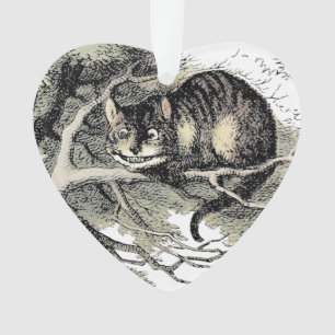 Cheshire Cat Alice Wonderland Ornament
