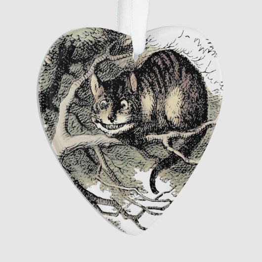Cheshire Cat Alice Wonderland Ornament (voorkant)