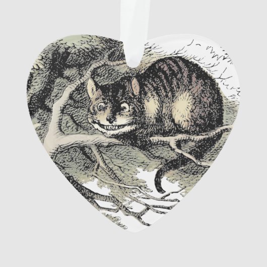 Cheshire Cat Alice Wonderland Ornament (achterkant)