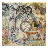 Cheshire Cat Alice Wonderland Poster (Voorkant)