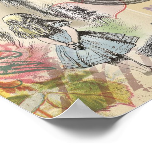 Cheshire Cat Alice Wonderland Poster (Hoek)