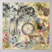 Cheshire Cat Alice Wonderland Poster (Voorkant)