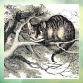 Cheshire Cat Alice Wonderland Raamsticker (Vel 3)