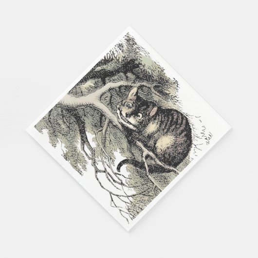 Cheshire Cat Alice Wonderland Servet (Hoek)